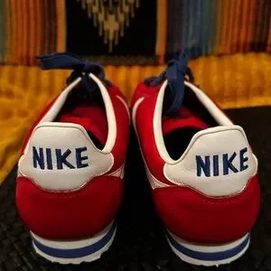 Nike Classic Cortez Nylon Red White Blue Sz 13 Nike Classic Cortez Forrest Gump USA Olympic Red White Blue  main image 3